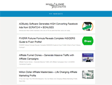 Tablet Screenshot of hulalime.com